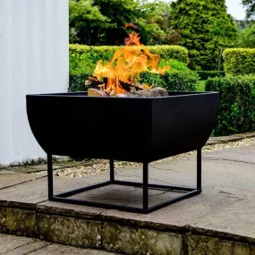 Alexandria Large Fire Pit - Black Iron