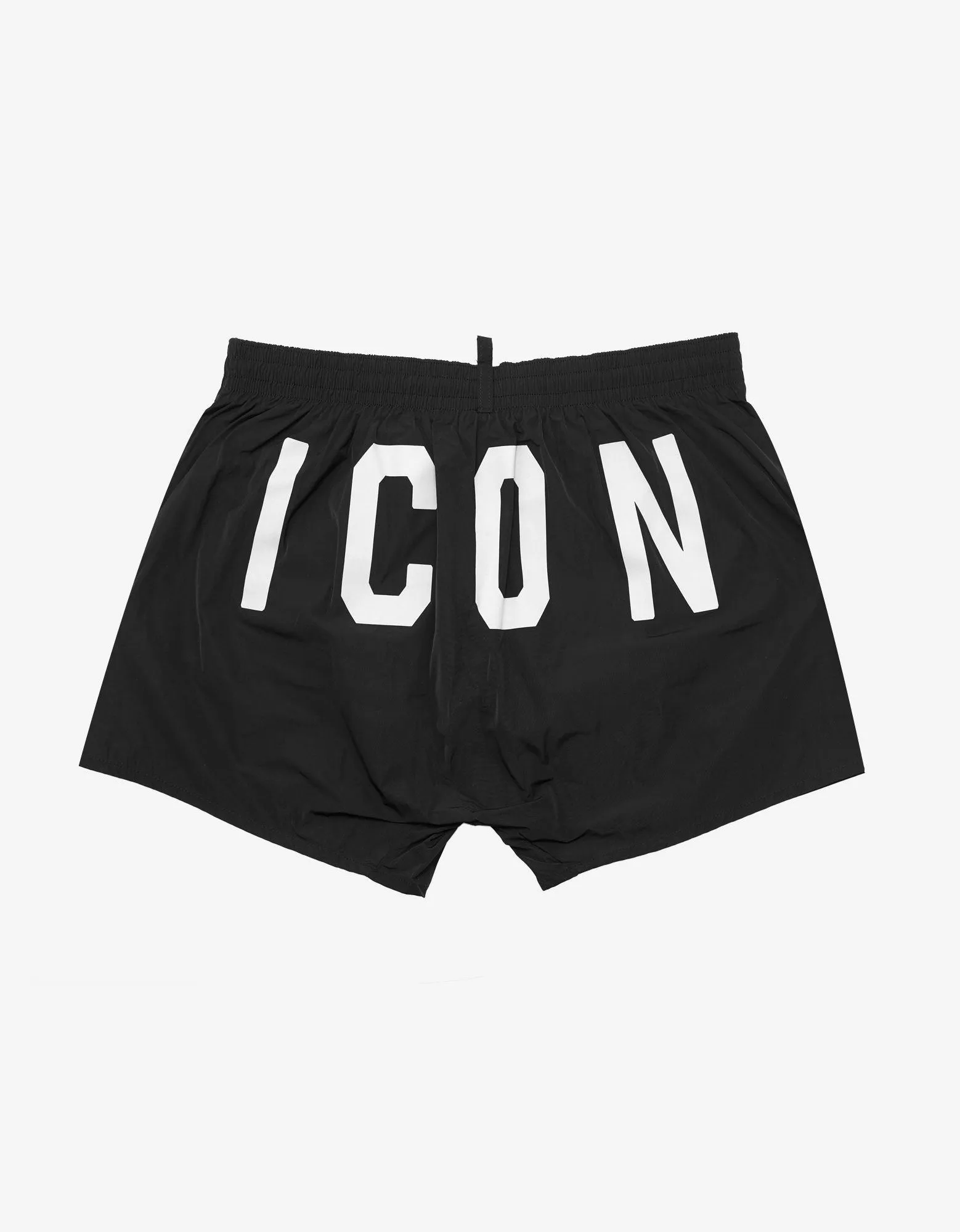 Black Icon Logo Swim Shorts