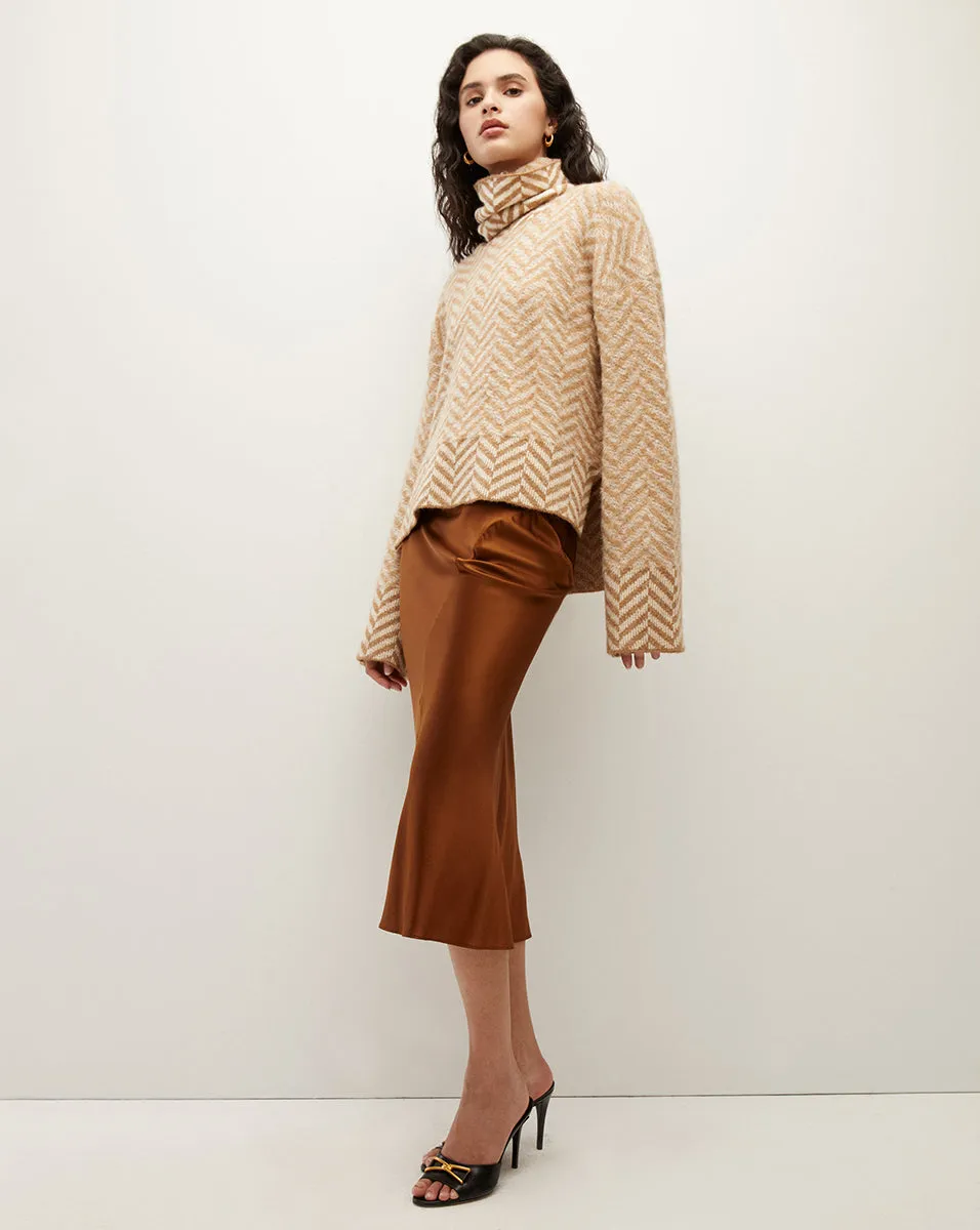 Bolina Herringbone Knit Sweater