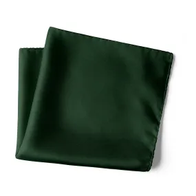 Chokore Forest Green Colour Pure Silk Pocket Square, from the Solids Line