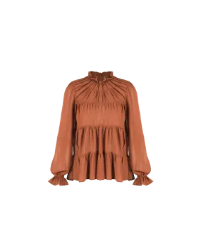 CLEMENT BLOUSE TOFFEE