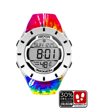 Coliseum Fit™ Forum - Samadelic Tie-Dye Edition (White/Black) Watch