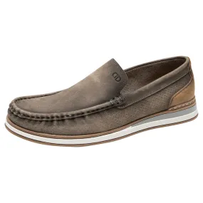 Democrata Flow Smoke/Tobacco Nubuck Slip-On (Men's)