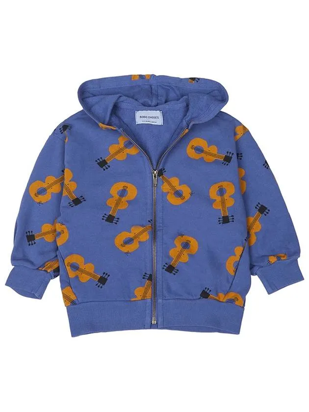 Kids hooded zip up 124AC060 420