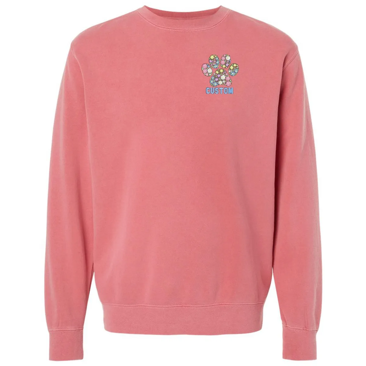 Make It Yours™ 'Floral Paw Print' Cozy Crew