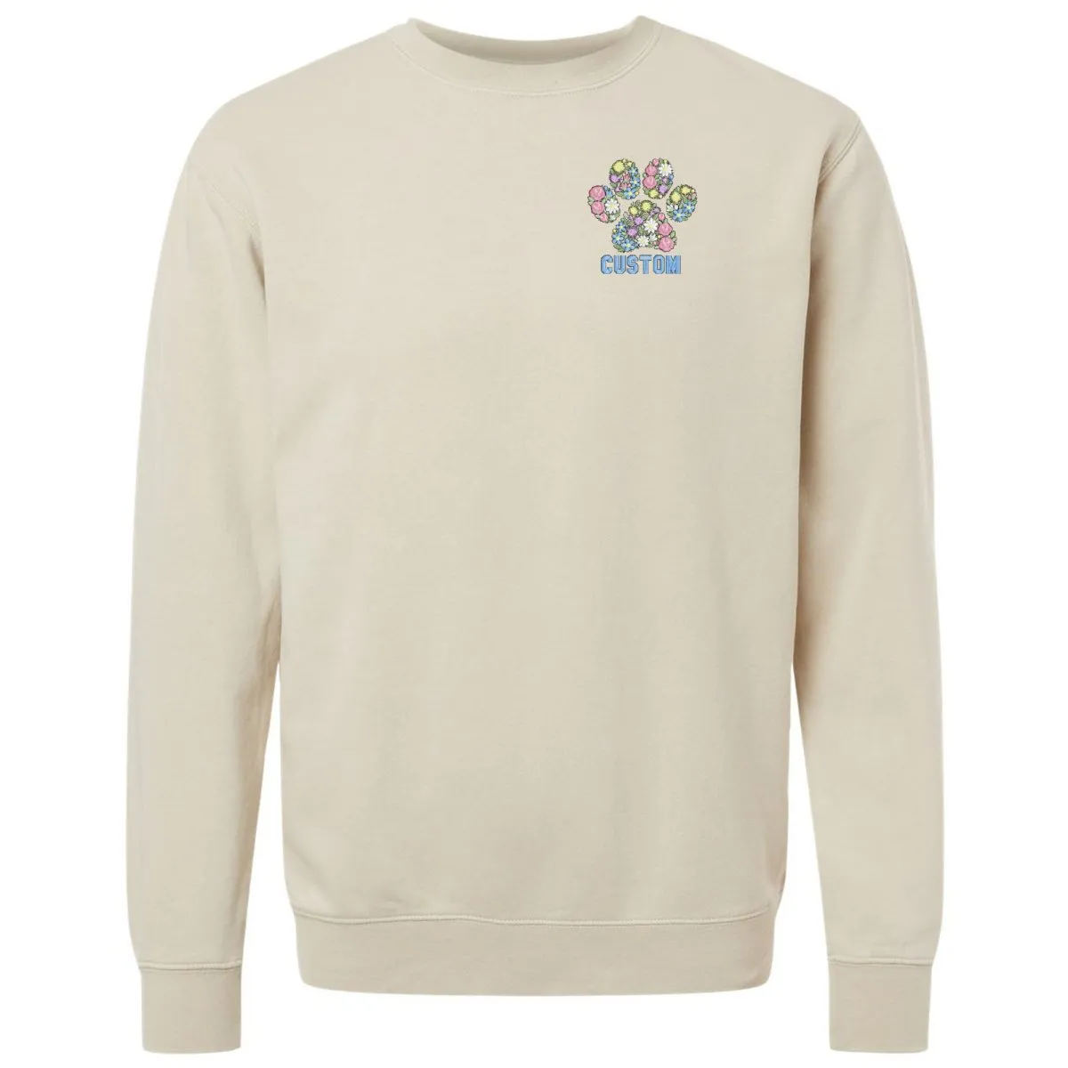 Make It Yours™ 'Floral Paw Print' Cozy Crew