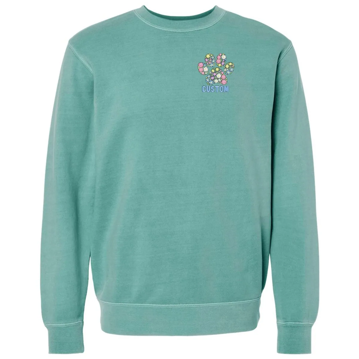 Make It Yours™ 'Floral Paw Print' Cozy Crew