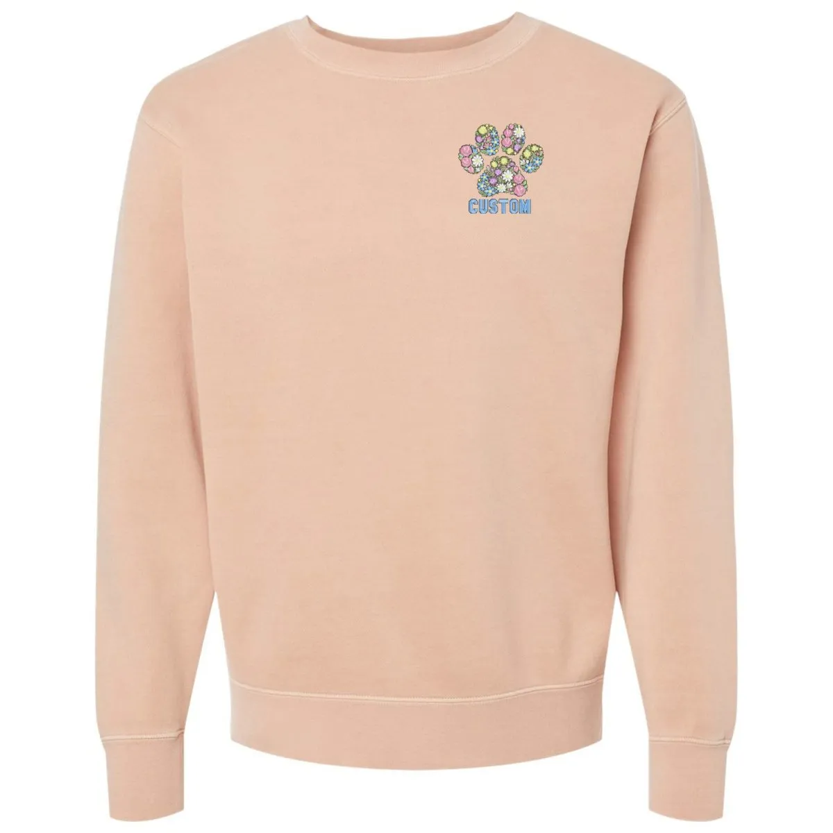 Make It Yours™ 'Floral Paw Print' Cozy Crew