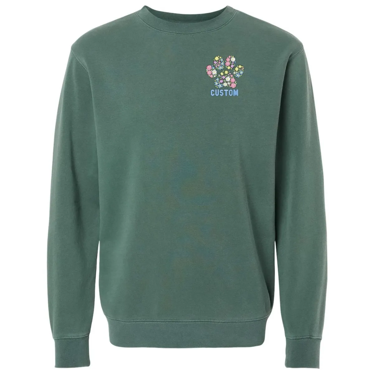 Make It Yours™ 'Floral Paw Print' Cozy Crew