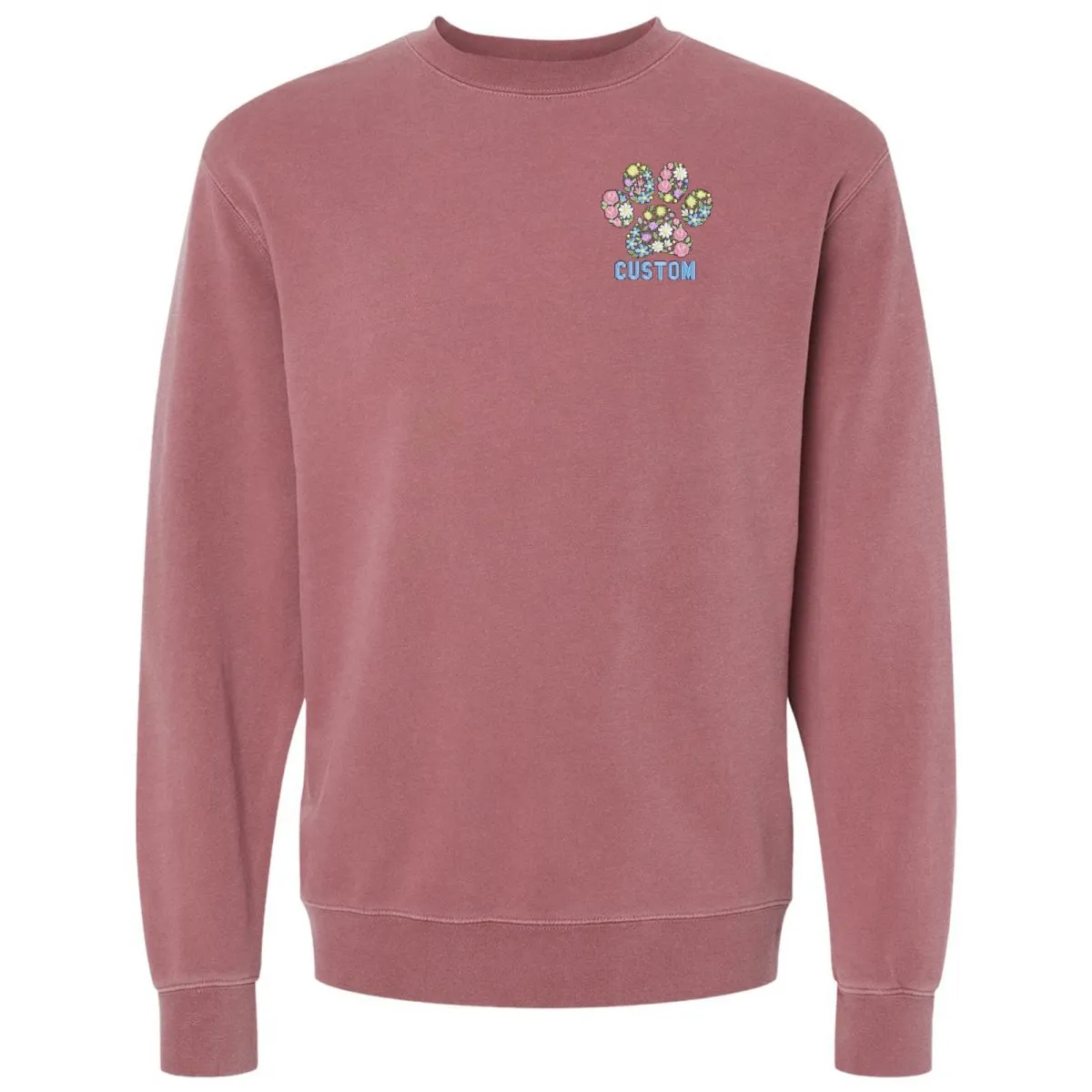 Make It Yours™ 'Floral Paw Print' Cozy Crew