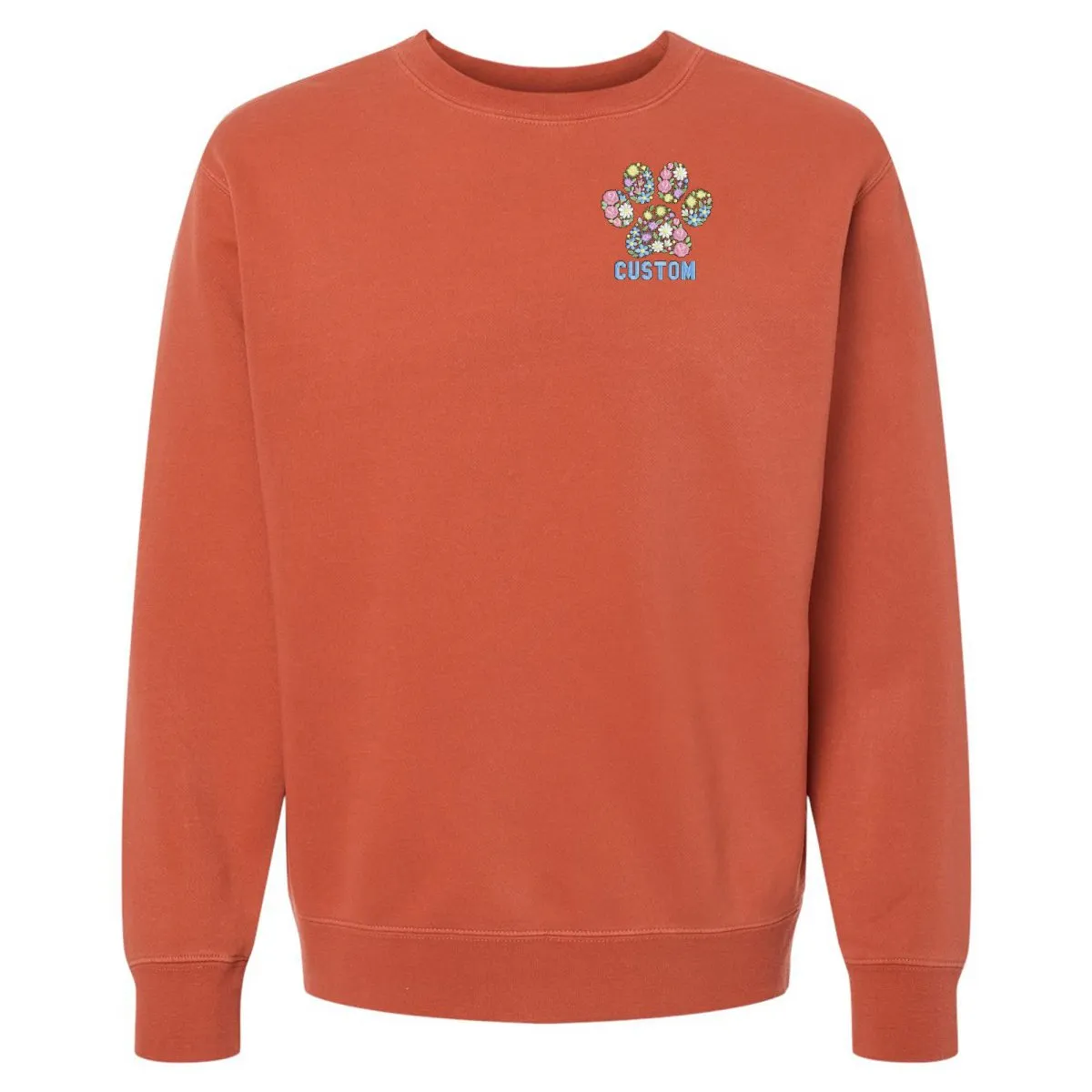 Make It Yours™ 'Floral Paw Print' Cozy Crew