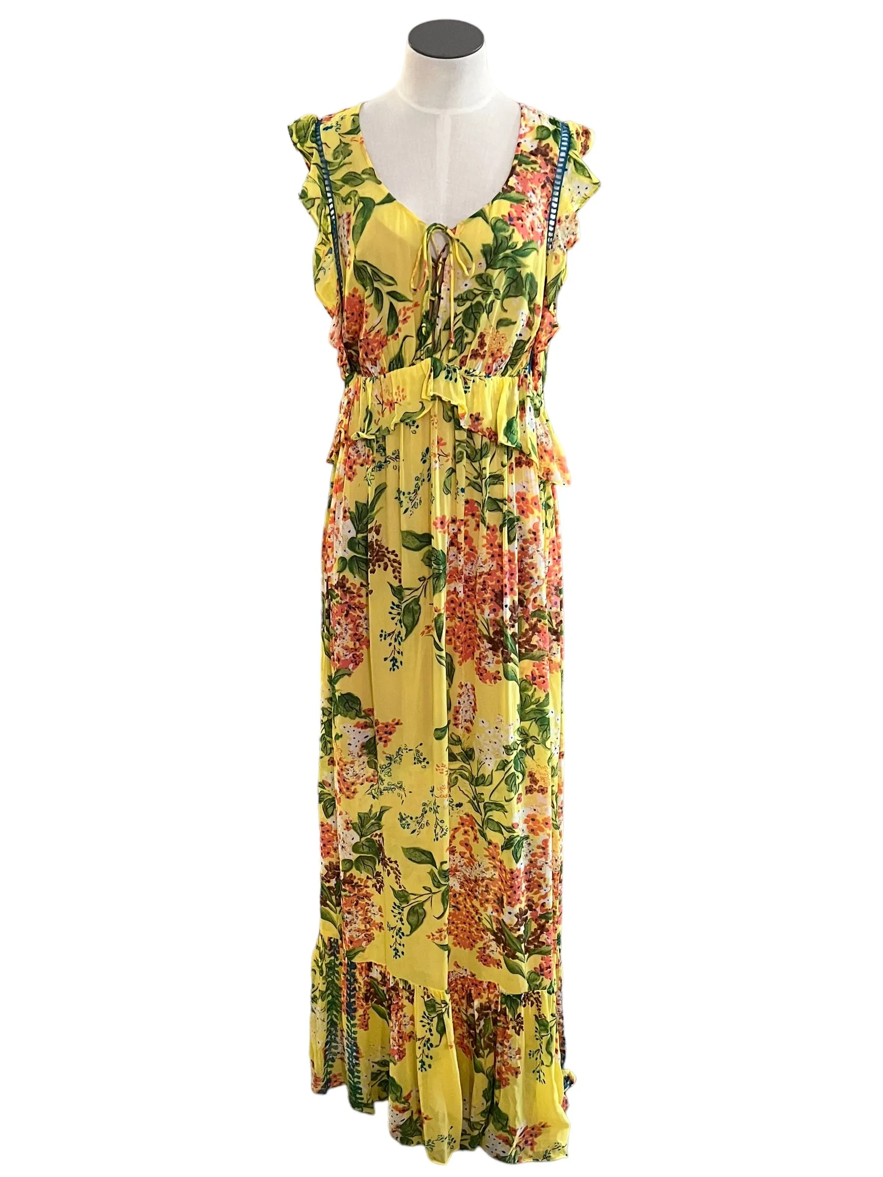 PLENTY by Tracy Reese Yellow Floral Maxi Dress