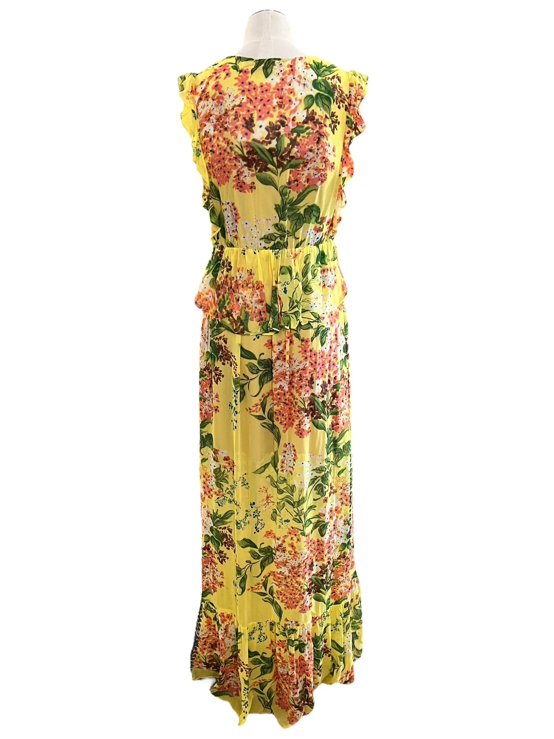 PLENTY by Tracy Reese Yellow Floral Maxi Dress