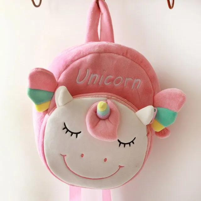 Plush Unicorn Kids Backpack