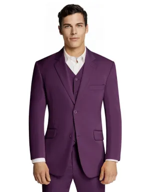 Purple Microfiber Suit Jacket