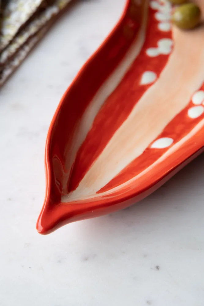 Red Chilli Serving Plate