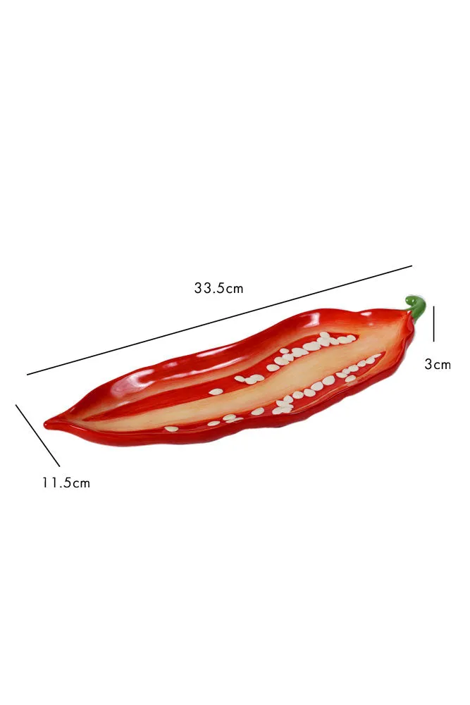 Red Chilli Serving Plate