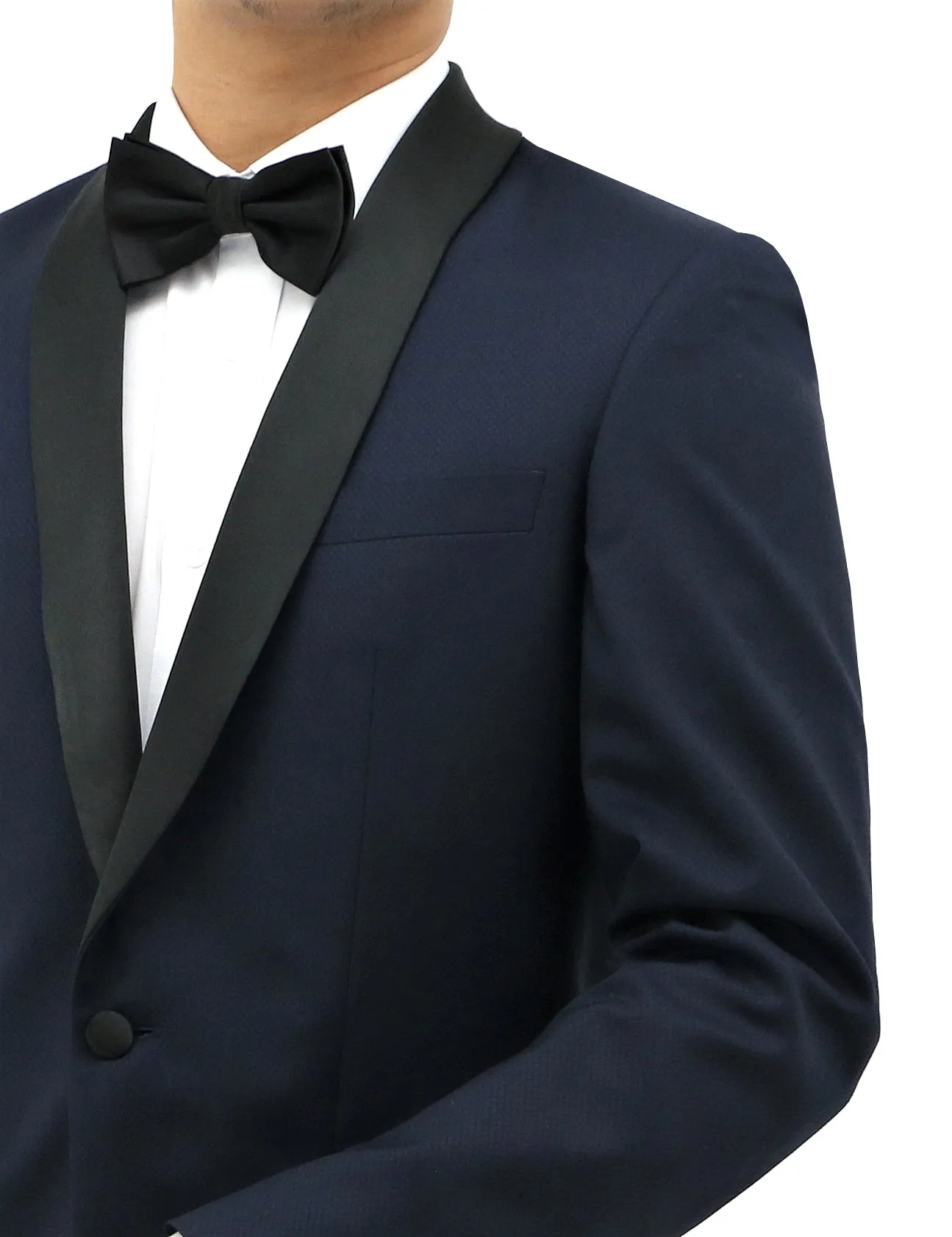 Shawl Shape 203 Navy Wool Dinner Jacket