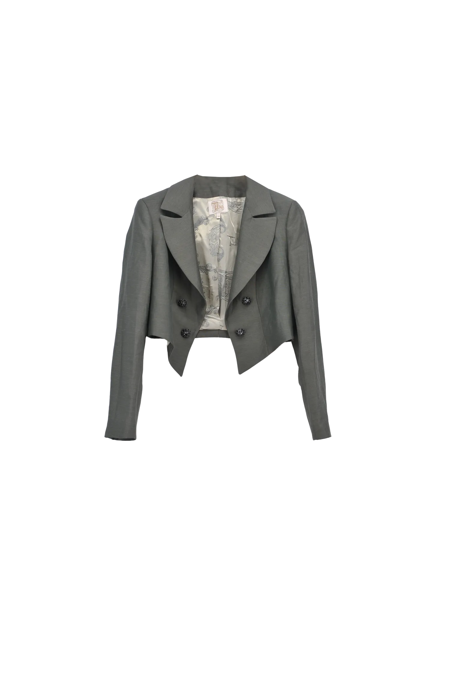 T.ba Bolero Jacket In Hunting Green