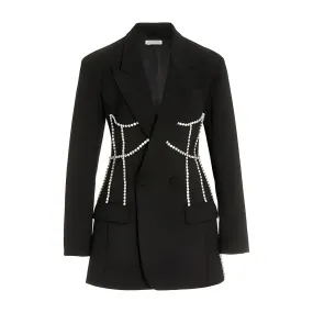 The Chandelier Long Sleeve Blazer - Multiple Colors